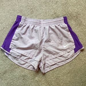 Nike purple lavender running shorts